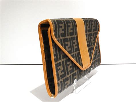 fendi white clutch bag|vintage Fendi envelope clutch.